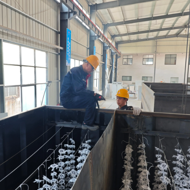 污水处理设备现场安装调试照片